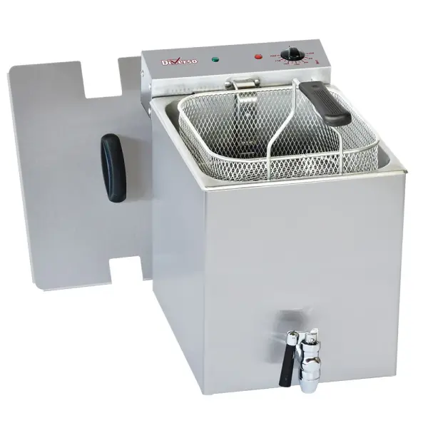Elektrische friteuse tafelmodel 8 liter + aftapkraan - Main Image