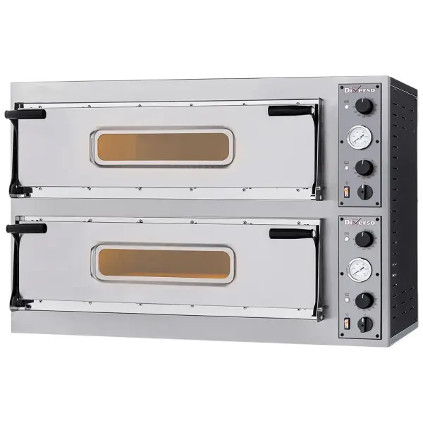 Elektrische oven 2x 2 pizza's diam. 350mm, 2 kamers - Main Image