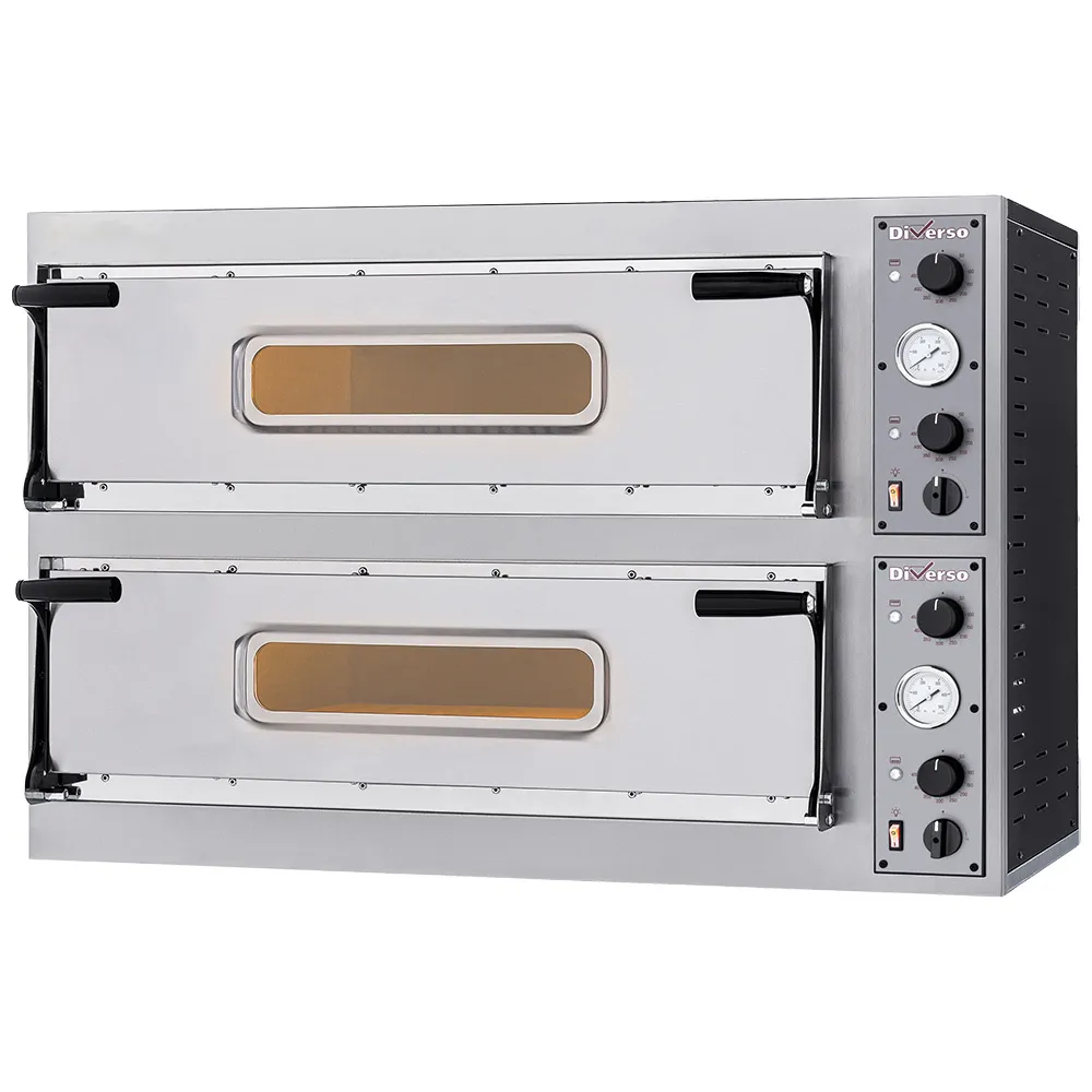 Elektrische oven 2x 2 pizza's diam. 350mm, 2 kamers - Main Image