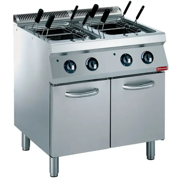 Elektrische pastakoker 2x 24,5 liter, op kast, zonder mand - Main Image