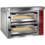 Elektrische pizzaoven, 2x 4 pizzas 350mm - FULL vuurvaste steen - Main Image