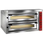 Elektrische pizzaoven "extra large", 2x 6 pizza's 350mm - FULL vuurvaste steen - Main Image