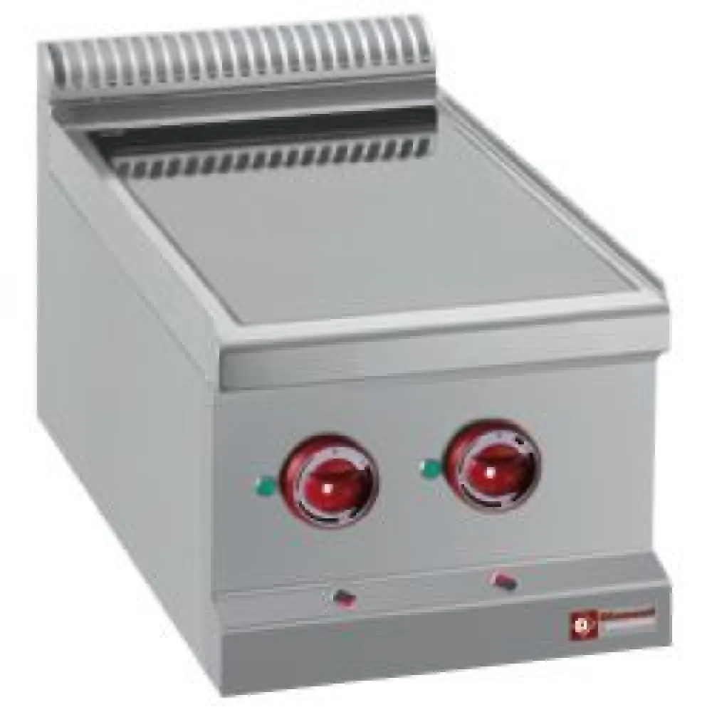 Elektrische vitrokeramische plaat met 2 warmte zones -Top- - Main Image