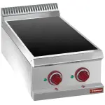 Elektrische vitrokeramische plaat met 2 warmte zones -Top- - Main Image