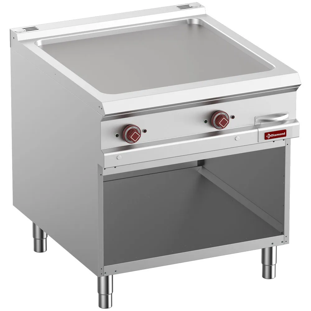 Elektrische vlakke bakplaat module 1/1, op open kast - Main Image