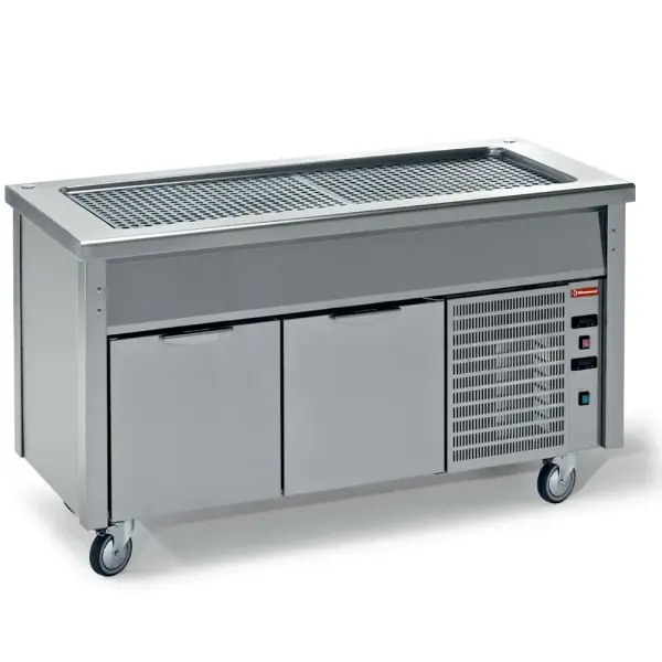 Element met gekoelde top op open kast + wielen - Main Image