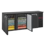 Flessenkoeler 3 deuren, 500 liter, verstelbare poten - Image 2