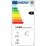 Flessenkoeler 3 glazen deuren, 500 liter, verstelbare poten - Image 2