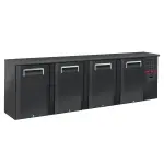 Flessenkoeler 4 deuren, 620 liter, verstelbare poten - Main Image