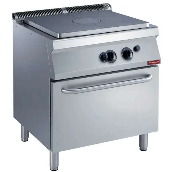 Fornuis doorkookplaat, gasoven GN 2/1 - Main Image