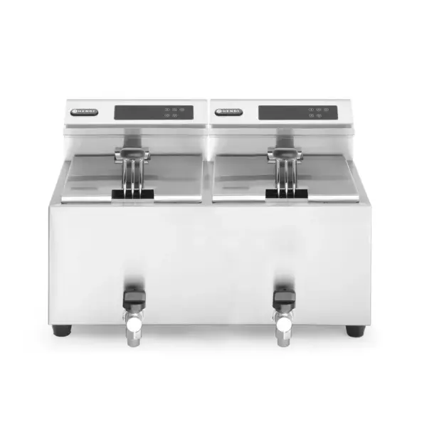 Friteuse Profi Line met aftapkraan digitaal - 2 x 8 l - Main Image