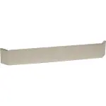 Frontale plint in R.V.S. extern hoekelement - Main Image