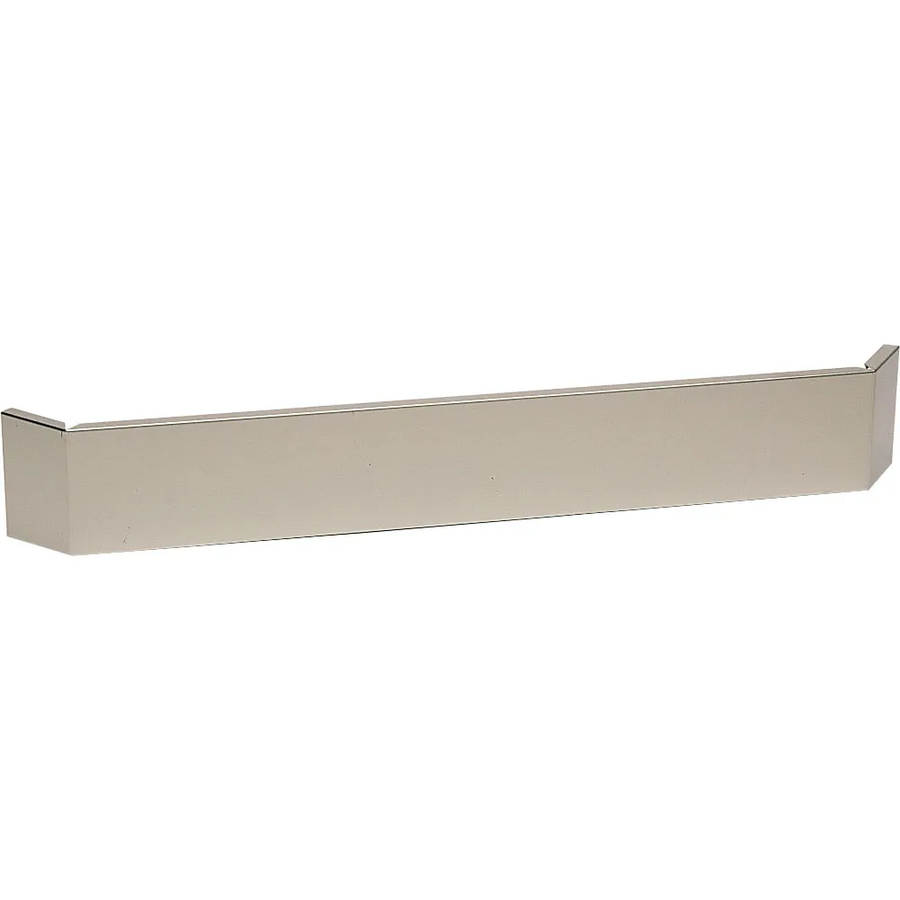 Frontale plint in R.V.S. extern hoekelement - Main Image