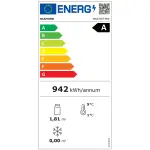 FULL glazen vitrine" 440 liter, 2 planken & vleesstang, geventileerd - MEAT - WIT - Image 2