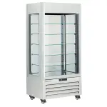 FULL glazen vitrine" 600 Lt., 5 glazen niveaus, geventileerd - ICE CREAM & PASTRY - WIT - Main Image