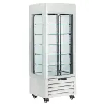 FULL Vitrine 440 Lt., 5 glazen niveaus, geventileerd - PASTRY - WIT - Main Image