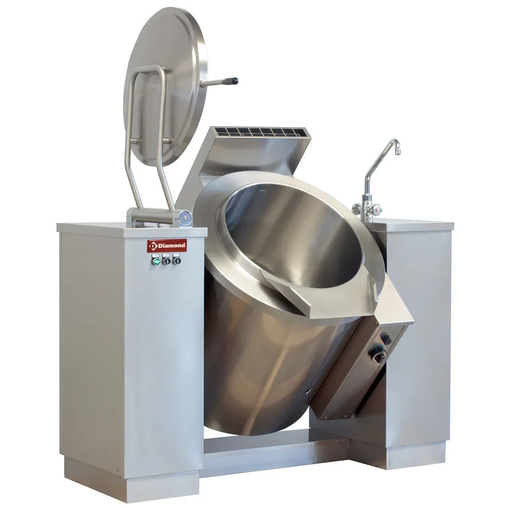 Gas kantelbare kookketel 150 liter, indirecte verwarming - Main Image