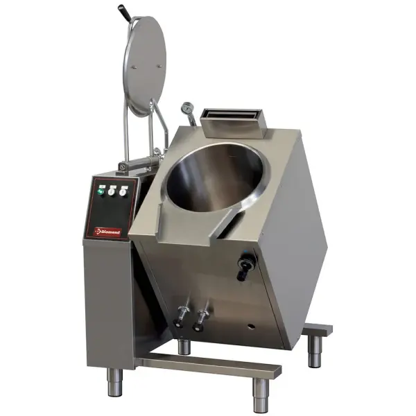 Gas kantelbare kookketel 50 liter, indirecte verwarming - Main Image