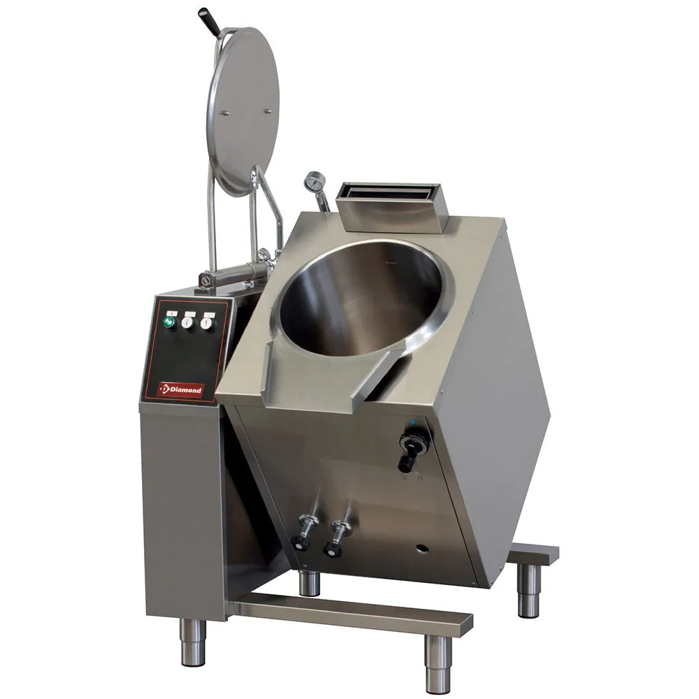 Gas kantelbare kookketel 50 liter, indirecte verwarming - Main Image