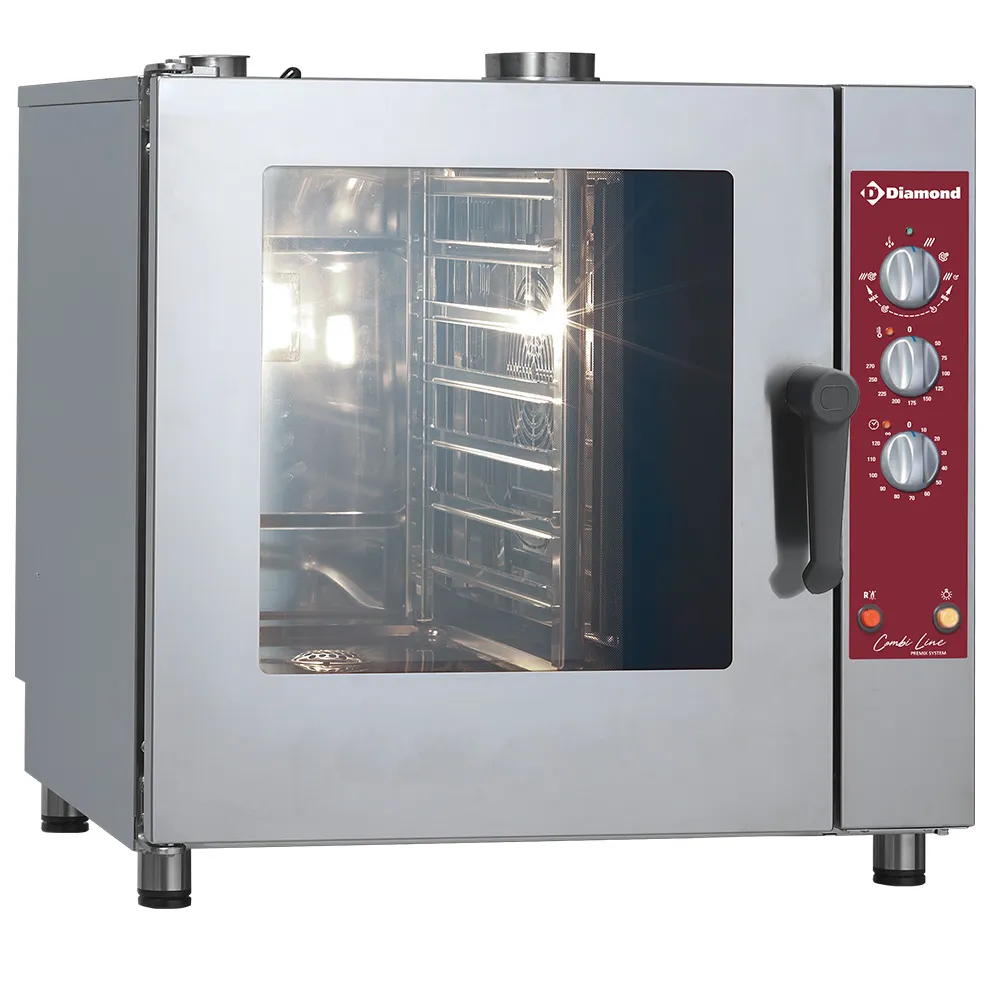Gas oven stoom/convectie, 7x GN 1/1 - Main Image