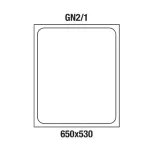 Gastoronom bak in inox h200mm - cap.58,4L. - Image 2