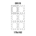 Gastronorm bak 1/6 h100 mm - Image 2