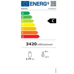 Gekoeld wandmeubel, geventileerd met glazen schuifdeuren - ZWART - Image 2