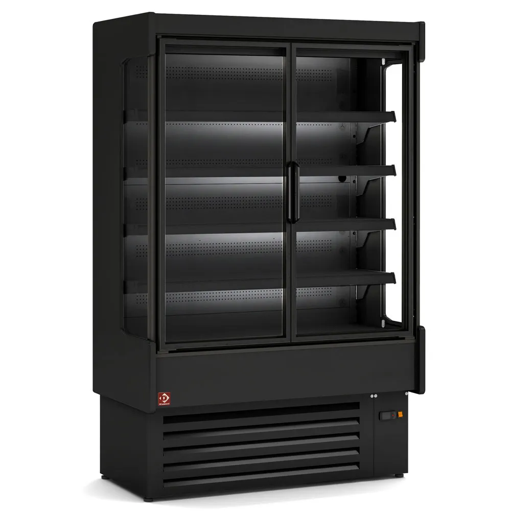 Gekoeld wandmeubel, geventileerd met groep, 3 klapdeuren - Main Image