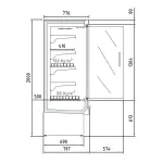 Gekoeld wandmeubel, geventileerd met groep - Image 4