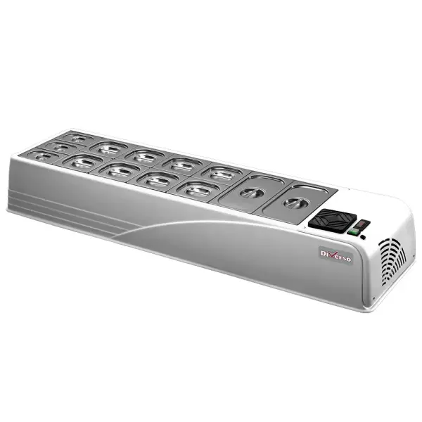 Gekoelde opzetstruktuur gastronorm 7 GN 1/3 h 150 mm - Main Image