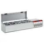 Gekoelde structuur GN 5x1/4 , met deksel - Main Image