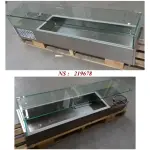 Gekoelde structuur GN 6x1/3, met rechte ruit - Image 2