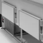 Gekoelde uitstaltoonbank - Neutrale versie rechte ruiten 90°, zonder reserve - Image 2