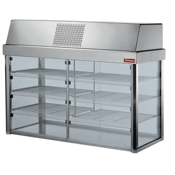 Gekoelde vitrine met bodem, top model (x element 3 GN 1/1) - Main Image