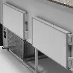 Gekoelde vitrinetoonbank met rechte ruit 90°, met reserve - ZWART+KIT schuivend plexiglas RO25/... samengesteld uit: - Image 3