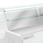 Gekoelde vitrinetoonbank, statisch, ladensysteem, zonder reserve - ZWART - Image 2