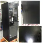 Geventileerde positieve T° vitrine 380 Liter, zwart - Image 4