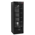 Geventileerde positieve T° vitrine 380 Liter, zwart - Main Image