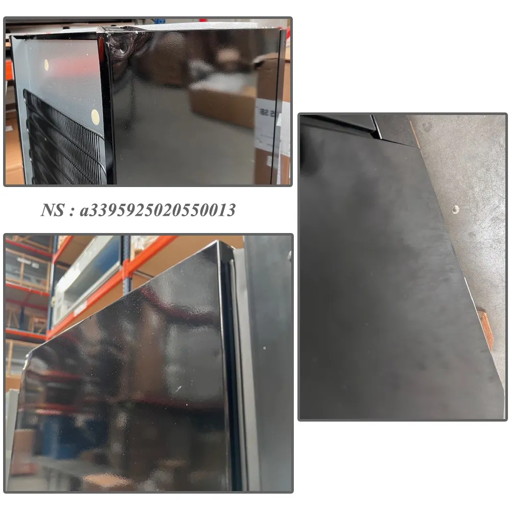 Geventileerde positieve vitrine 382 liter ZWART - Main Image