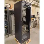 Geventileerde wijnkast vitrine, 380 liter, ZWART - Image 2