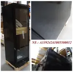 Geventileerde wijnkast vitrine, 382 liter - 5 niveaus - zonder frame - ZWART - Image 2