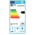 Geventileers koelkast, 40x EN 600x400 (of) 20x EN 600x800 - Image 2