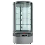 Glazen vitrine, cilinder, 5 niveaus, geventileerd - Main Image