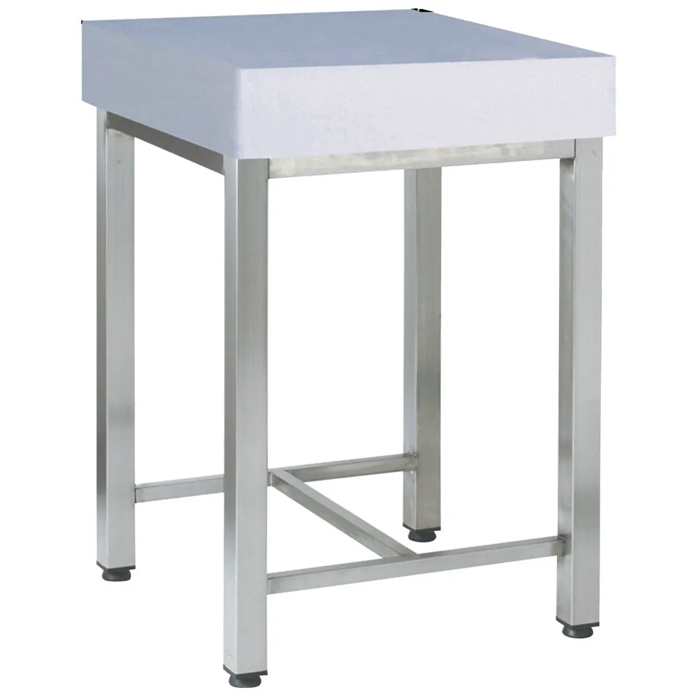 Hakblok op poten in polyethyleen, 500x700 - Main Image