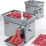 Hakmolen in R.V.S. N° 22, tafelmodel, Unger-systeem (gedeeltelijk), 300 kg/h - Image 3