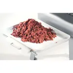 Hakmolen in R.V.S. N° 32, Ø 6 mm, 600 kg/h, onderstel op wielen - Image 2