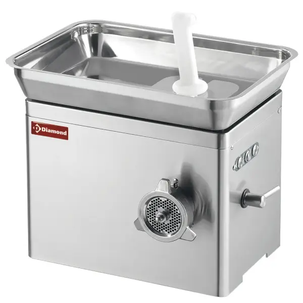 Hakmolen in R.V.S. N° 32, tafelmodel, Unger-systeem (gedeeltelijk), 440kg/h - Main Image