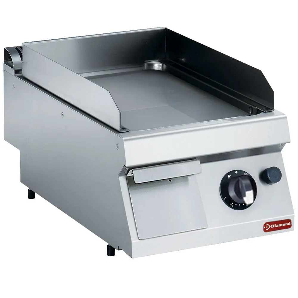 Hard verchroomdekookplaat op gas, vlak -TOP- - Main Image