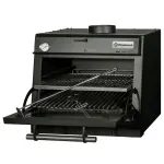 Houtskooloven-BBQ, GN 1/1 (60 Kg/h)/Zwart - Main Image