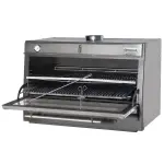 Houtskooloven-BBQ, GN 2/1 + GN1/1 (150 Kg/h)/Roestvrij staal - Main Image